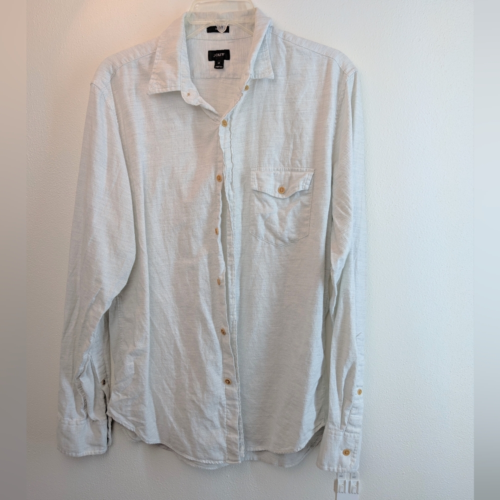 J. Crew Button Down Collared Shirt Men's M